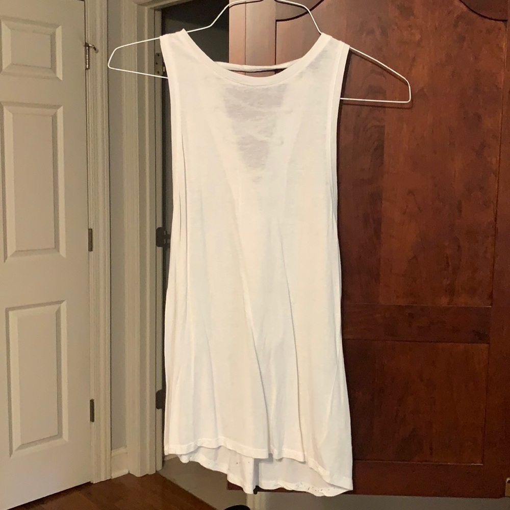 A basic white tank